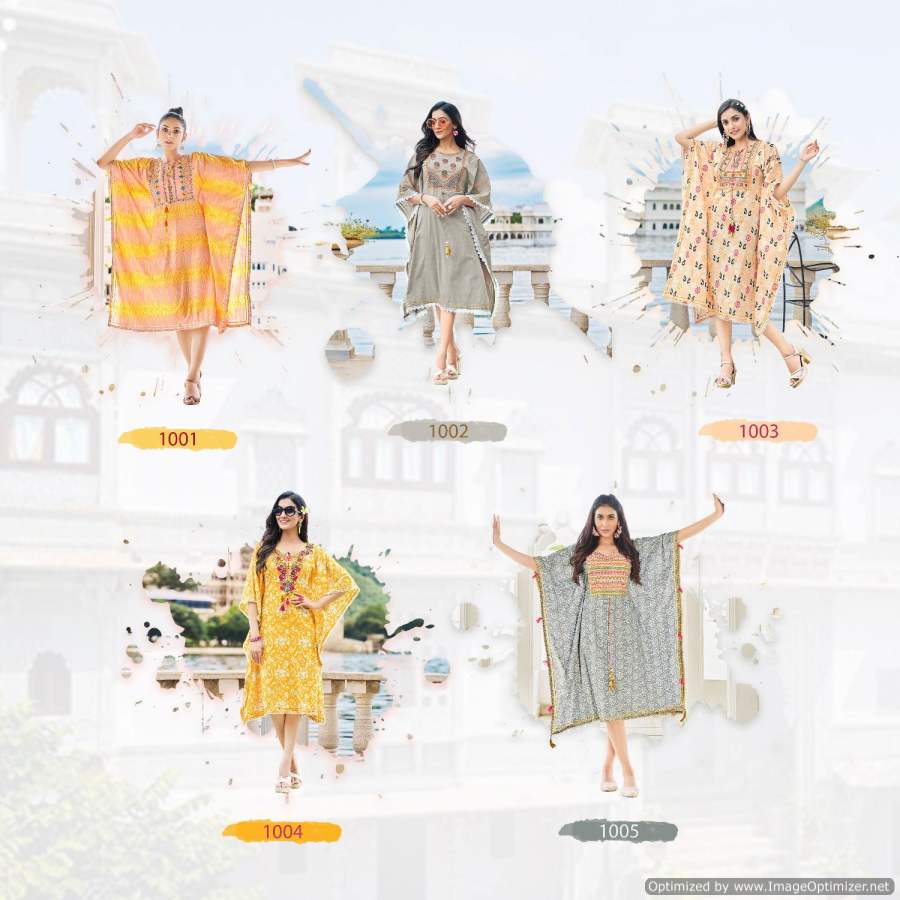 Cocktail 1 Islamic Fancy Casual Wear Kaftan Kurti Collection